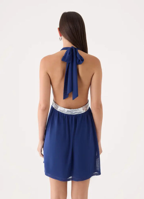Alyvia Mini Dress - Rich Blue - Mini Dresses