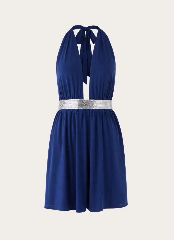 Alyvia Mini Dress - Rich Blue - Mini Dresses