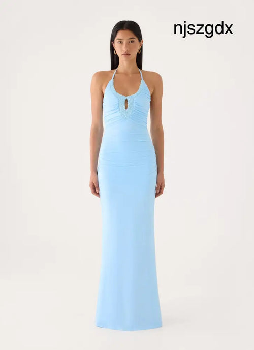 Aminata Maxi Dress - Blue - Maxi Dresses