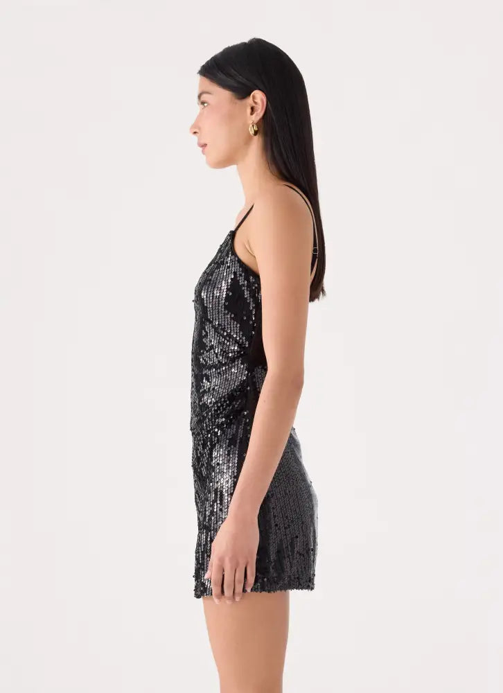 August Mini Dress - Black - Mini Dresses
