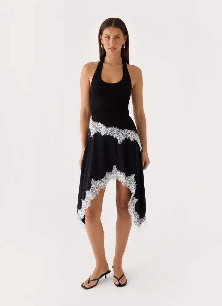 Brionee Midi Dress - Black - Midi Dresses