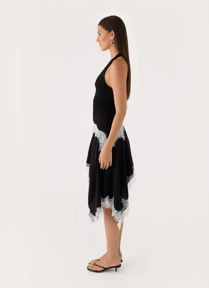 Brionee Midi Dress - Black - Midi Dresses