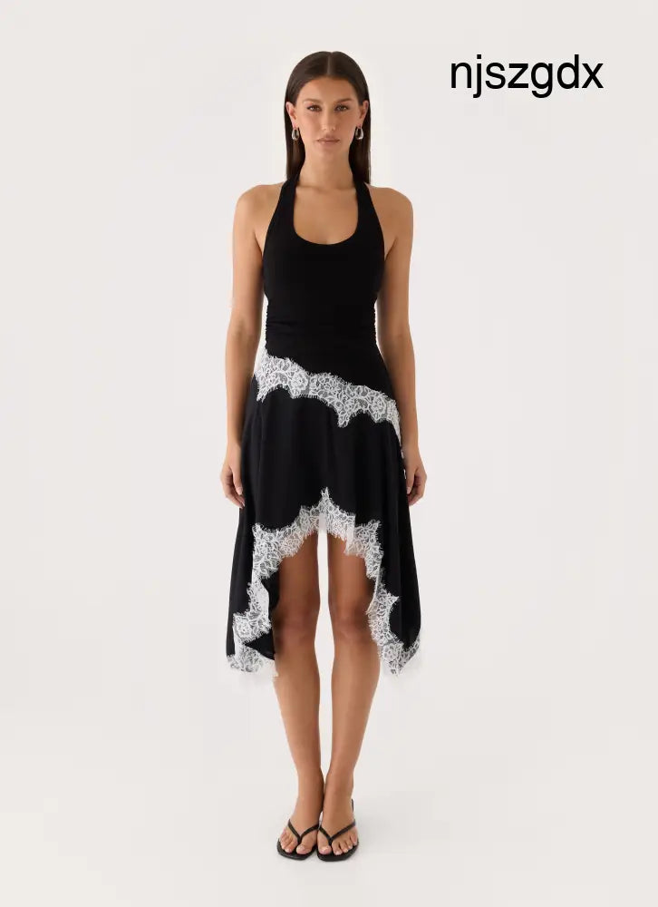 Brionee Midi Dress - Black - Midi Dresses