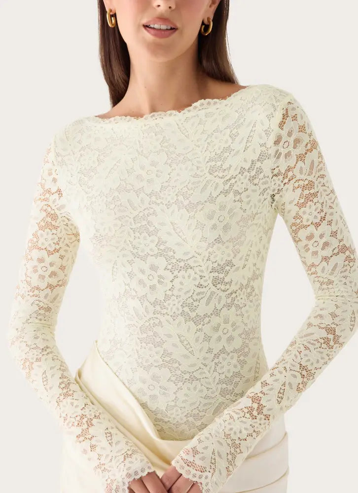 Cerelia Long Sleeve Maxi Dress - Ivory - Maxi Dresses