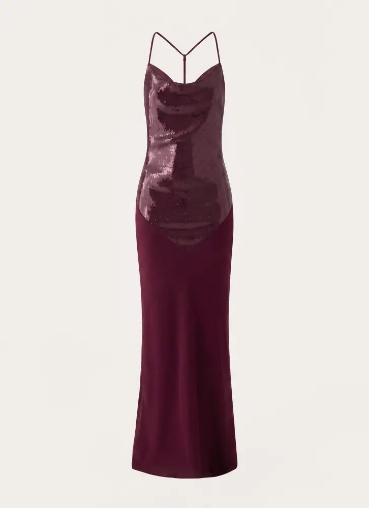 Cleodora Maxi Dress - Plum - Maxi Dresses