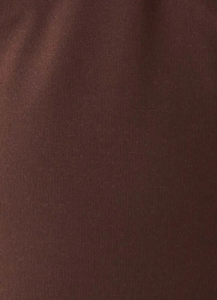 Elixia Midi Dress - Chocolate - Midi Dresses