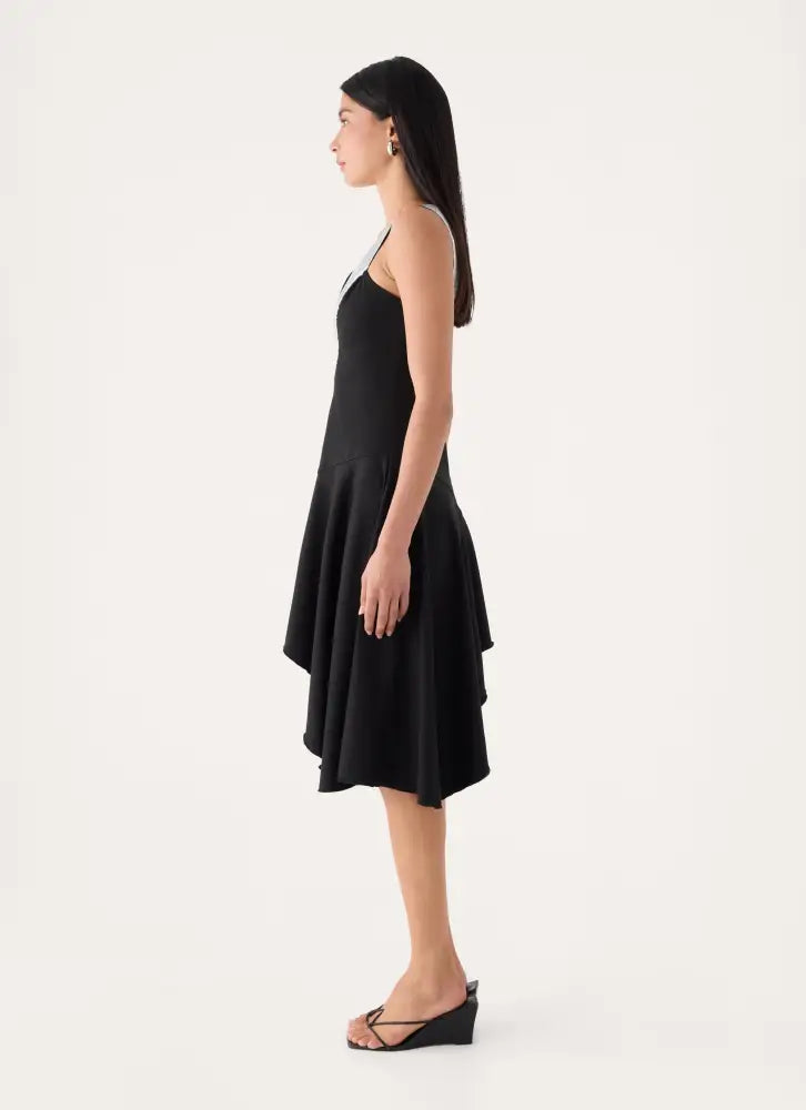 Eluna Midi Dress - Black - Midi Dresses