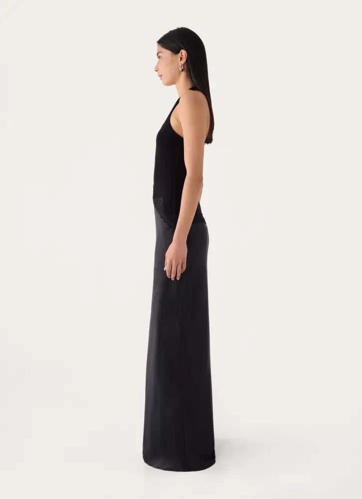 Emika Halter Maxi Dress - Black - Maxi Dresses