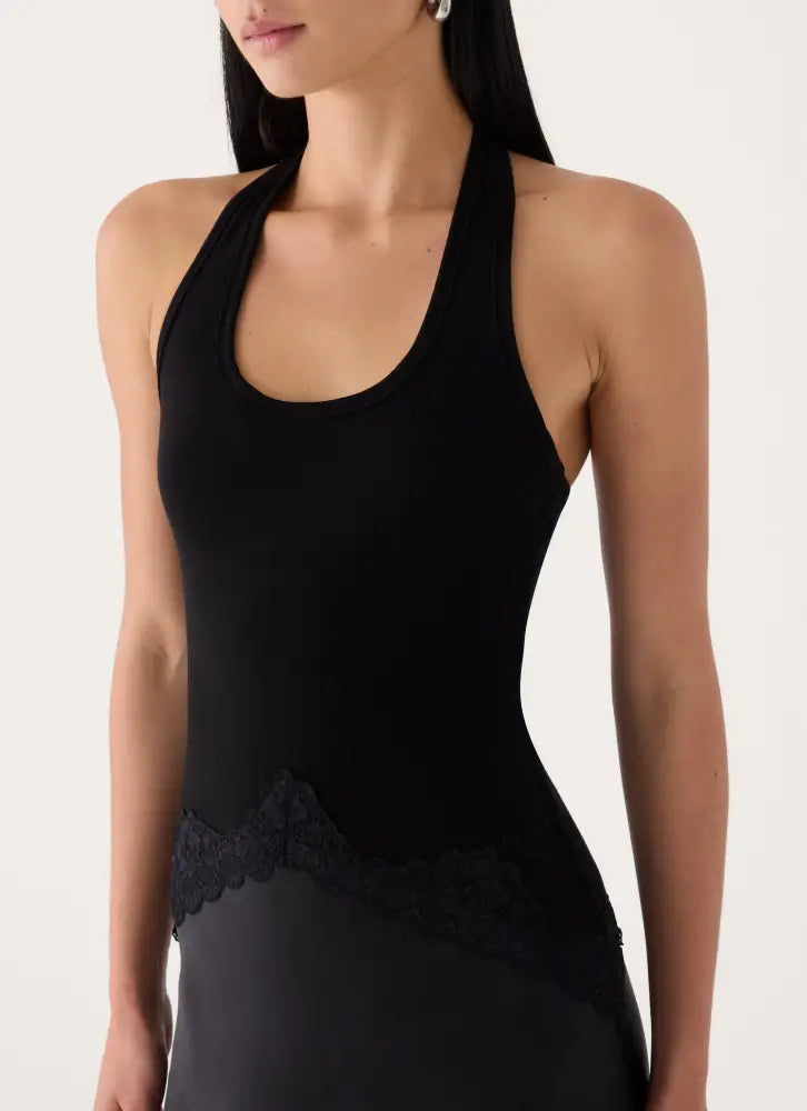 Emika Halter Maxi Dress - Black - Maxi Dresses