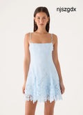 Florine Mini Dress - Blue - Mini Dresses