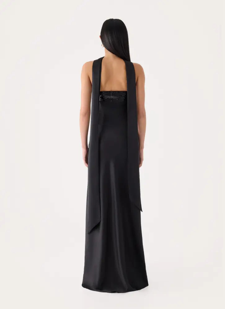 Hush Sequin Maxi Dress - Black - Maxi Dresses