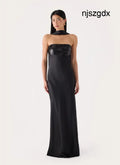 Hush Sequin Maxi Dress - Black - Maxi Dresses