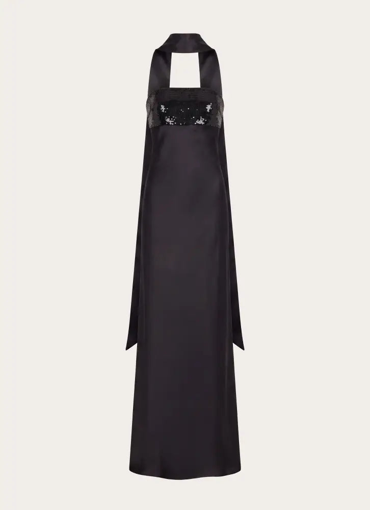 Hush Sequin Maxi Dress - Black - Maxi Dresses