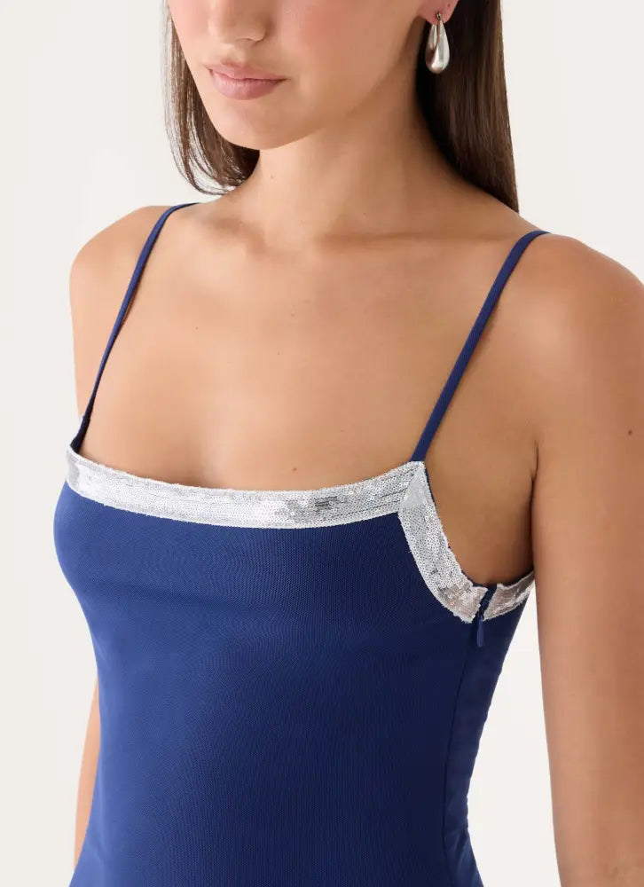 Julea Mini Dress - Rich Blue - Mini Dresses