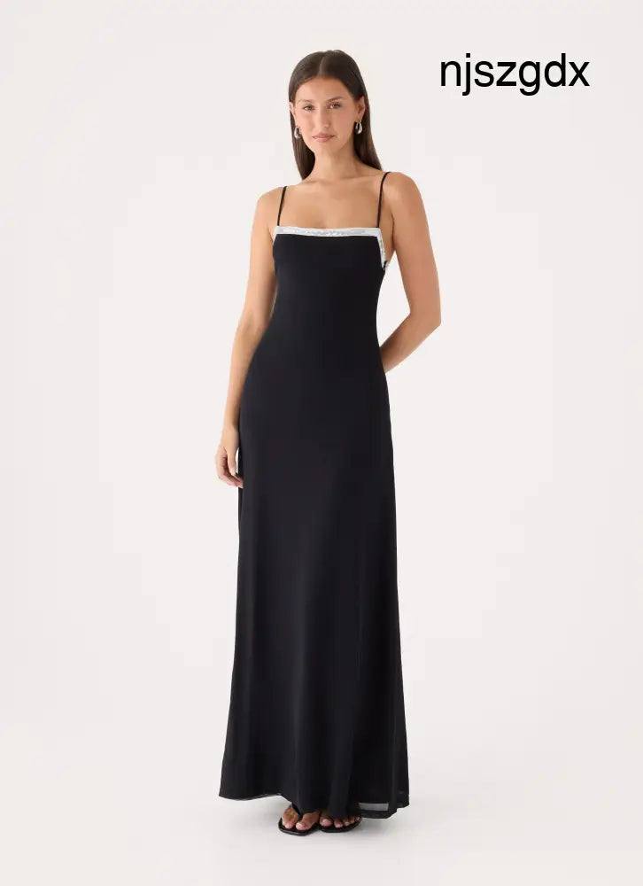 Lauryn Maxi Dress - Black - Maxi Dresses