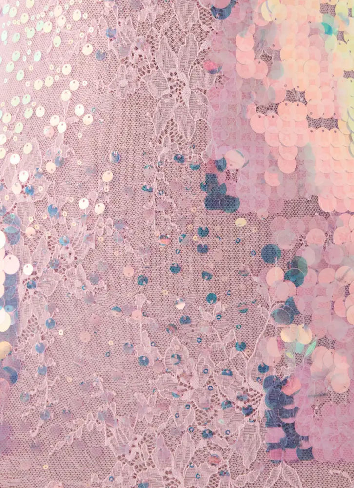Maral Sequin Mini Dress - Pink - Mini Dresses