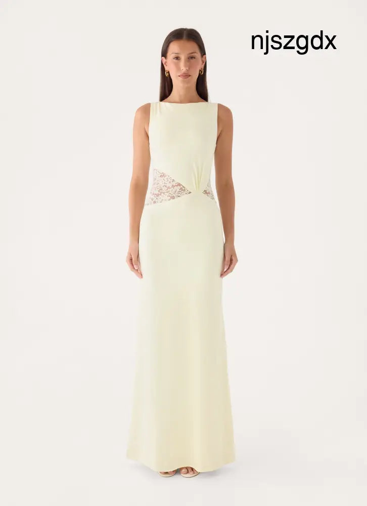 Reina Maxi Dress - Yellow - Maxi Dresses