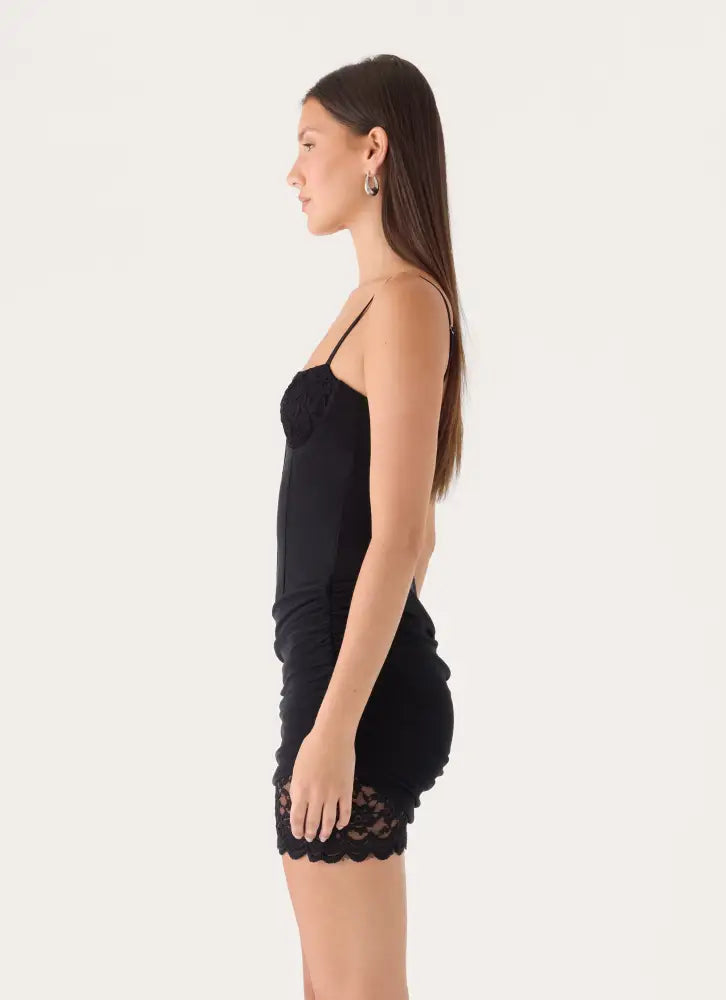 Renaya Mini Dress - Black - Mini Dresses