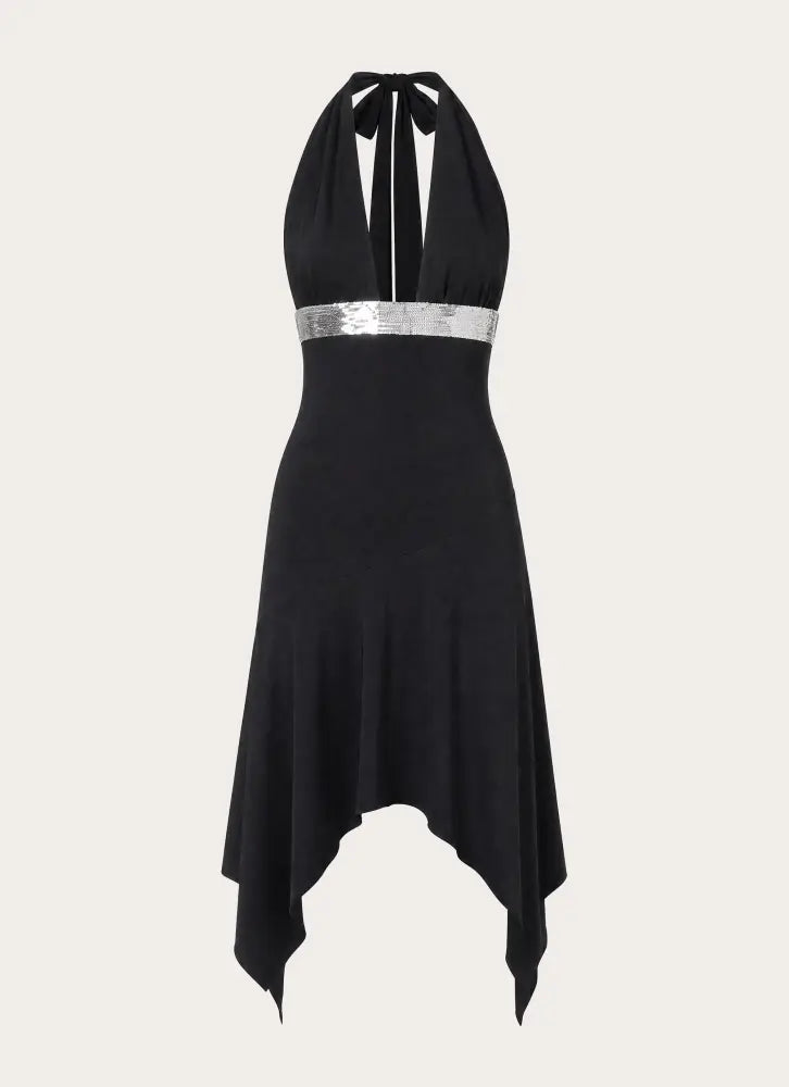Rylae Midi Dress - Black - Midi Dresses