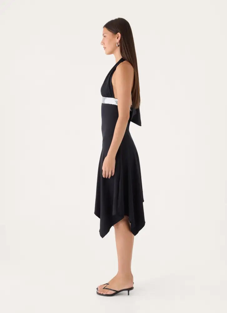 Rylae Midi Dress - Black - Midi Dresses