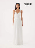 Tunnel Vision Maxi Dress - White - Maxi Dresses